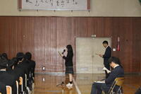 2生徒による司会